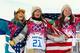 Medal winners in the Women's Halfpipe