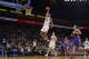 OAKLAND, CA - OCTOBER 23: Harrison Barnes #40 of the Golden State Warriors dunks the ball against the Phoenix Suns during a pre-season game on October 23, 2012 at Oracle Arena in Oakland, California. NOTE TO USER: User expressly acknowledges and agrees th