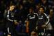 WEST BROMWICH, ENGLAND - FEBRUARY 11: Fernando Torres and Willian of Chelsea look on during the Barclays Premier League match between West Bromwich Albion and Chelsea at The Hawthorns on February 11, 2014 in West Bromwich, England. (Photo by Laurence Gr