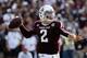 COLLEGE STATION, TX - SEPTEMBER 14: Johnny Manziel #2 of Texas A&M Aggies drops back to pass during the game against the Alabama Crimson Tide at Kyle Field on September 14, 2013 in College Station, Texas. (Photo by Scott Halleran/Getty Images)