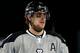 LOS ANGELES, CA - JANUARY 25: Anze Kopitar #11 of the Los Angeles Kings looks across the ice during the 2014 Coors Light NHL Stadium Series against the Anaheim Ducks at Dodger Stadium on January 25, 2014 in Los Angeles, California. The Ducks won 3-0. (