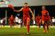 LONDON, ENGLAND - FEBRUARY 12: Steven Gerrard of Liverpool celebrates scoring their third goal from the penalty spot during the Barclays Premier League match between Fulham and Liverpool at Craven Cottage on February 12, 2014 in London, England. (Photo