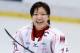 YOKOHAMA, JAPAN - NOVEMBER 09: Chiho Osawa of Japan smiles after victory in the match between Japan and Switzerland during day three of the Ice Hockey Women's 5 Nations Tournament at the Shin Yokohama Skate Center on November 9, 2013 in Yokohama, Japan.