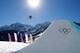 SOCHI, RUSSIA - FEBRUARY 13: James Woods of Great Britain competes in the Freestyle Skiing Men's Ski Slopestyle Finals during day six of the Sochi 2014 Winter Olympics at Rosa Khutor Extreme Park on February 13, 2014 in Sochi, Russia. (Photo by Ezra Shaw
