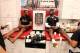 MIAMI, FL - JANUARY 26: Dwyane Wade #3 and LeBron James #6 of the Miami Heat gets ready against the San Antonio Spurs at the American Airlines Arena in Miami, Florida on Jan. 26, 2014. NOTE TO USER: User expressly acknowledges and agrees that, by download