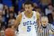 LOS ANGELES, CA - JANUARY 26: Kyle Anderson #5 of the UCLA Bruins drives against the California Golden Bears at Pauley Pavilion on January 26, 2014 in Los Angeles, California. (Photo by Jeff Gross/Getty Images)
