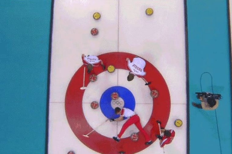 Russian Olympian Shows the Dangers of Curling