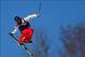 Feb 13, 2014; Krasnaya Polyana, RUSSIA; Joss Christensen (USA) during the men's ski slopestyle qualification of the Sochi 2014 Olympic Winter Games at Rosa Khutor Extreme Park. Mandatory Credit: Guy Rhodes-USA TODAY Sports