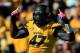 COLUMBIA, MO - OCTOBER 19: Defensive lineman Kony Ealy #47 of the Missouri Tigers reacts after a sack of quarterback Tyler Murphy #3 of the Florida Gator sduring the game at Faurot Field/Memorial Stadium on October 19, 2013 in Columbia, Missouri. (Photo