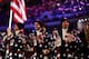 SOCHI, RUSSIA - FEBRUARY 07: The United States Olympic team enters the Opening Ceremony of the Sochi 2014 Winter Olympics at Fisht Olympic Stadium on February 7, 2014 in Sochi, Russia. (Photo by Ryan Pierse/Getty Images)