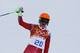 SOCHI, RUSSIA - FEBRUARY 14: (FRANCE OUT) Sandro Viletta of Switzerland wins the gold medal during the Alpine Skiing Men's Super Combined at the Sochi 2014 Winter Olympic Games at Rosa Khutor Alpine Centre on February 14, 2014 in Sochi, Russia. (Photo by