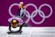 SOCHI, RUSSIA - FEBRUARY 14: John Daly of the United States competes a run during the Men's Skeleton heats on Day 7 of the Sochi 2014 Winter Olympics at Sliding Center Sanki on February 14, 2014 in Sochi, Russia. (Photo by Al Bello/Getty Images)