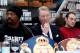LONDON, ENGLAND - FEBRUARY 13: Boxing promotor Frank Warren sits between Tyson Fury and Dereck Chisora during a press conference on February 13, 2014 in London, England. (Photo by Scott Heavey/Getty Images)