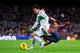 BARCELONA, SPAIN - JANUARY 05: Neymar of FC Barcelona is brought down by Sergio Mantecon of Elche FC during the La Liga match between FC Barcelona and Elche FC at Camp Nou on January 5, 2014 in Barcelona, Spain. (Photo by David Ramos/Getty Images)