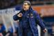 SAN SEBASTIAN, SPAIN - FEBRUARY 12: Head coach Gerardo Tata Martino of FC Barcelona reacts during the Copa del Rey Semi-Final first leg match betweenReal Sociedad and Barcelona at Estadio Anoeta on February 12, 2014 in San Sebastian, Spain. (Photo by J