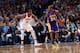 OKLAHOMA CITY, OK - MARCH 5: Kobe Bryant #24 of the Los Angeles Lakers controls the ball against Kevin Durant #35 of the Oklahoma City Thunder on March 5, 2013 at the Chesapeake Energy Arena in Oklahoma City, Oklahoma. NOTE TO USER: User expressly acknow