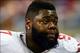 Dec 22, 2013; Detroit, MI, USA; New York Giants defensive tackle Linval Joseph (97) against the Detroit Lions at Ford Field. Mandatory Credit: Andrew Weber-USA TODAY Sports