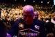 Jul. 7, 2012; Las Vegas, NV, USA; UFC fighter Tito Ortiz reacts as he leaves the octagon following his loss to Forrest Griffin (not pictured) during a light heavyweight bout in UFC 148 at the MGM Grand Garden Arena. Ortiz announced his retirement followin