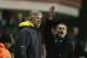 LONDON - DECEMBER 18: Arsenal Manager Arsene Wenger (L) and Chelsea Manager Jose Mourinho (R) give instructions from the sidelines during the Barclays Premiership match between Arsenal and Chelsea at Highbury on December 18, 2005 in London, England. (Ph