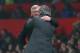 MANCHESTER, ENGLAND - MARCH 05: Real Madrid Manager Jose Mourinho shakes hands with Manchester United Manager Sir Alex Ferguson during the UEFA Champions League Round of 16 Second leg match between Manchester United and Real Madrid at Old Trafford on Mar