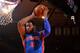 NEW YORK, NY - JANUARY 7: Andre Drummond #0 of the Detroit Pistons grabs a rebound against the New York Knicks on January 7, 2014 at Madison Square Garden in New York City, New York. NOTE TO USER: User expressly acknowledges and agrees that, by downloadin