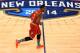 NEW ORLEANS, LA - FEBRUARY 14: Team Hill's Dion Waiters #3 of the Cleveland Cavaliers runs on the court during the BBVA Compass Rising Stars Challenge 2014 as part of the 2014 NBA Allstar Weekend at the Smoothie King Center on February 14, 2014 in New Or
