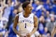 LEXINGTON, KY - FEBRUARY 15: James Young #1 of the Kentucky Wildcats celebrates during the game against the Florida Gators at Rupp Arena on February 15, 2014 in Lexington, Kentucky. (Photo by Andy Lyons/Getty Images)