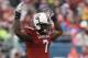 ORLANDO, FL - JANUARY 01: Jadeveon Clowney #7 of the South Carolina Gamecocks gets the crowd excited in the first half of their game against the Wisconsin Badgers at the Capital One Bowl on January 1, 2014 in Orlando, Florida. (Photo by Scott Halleran/G