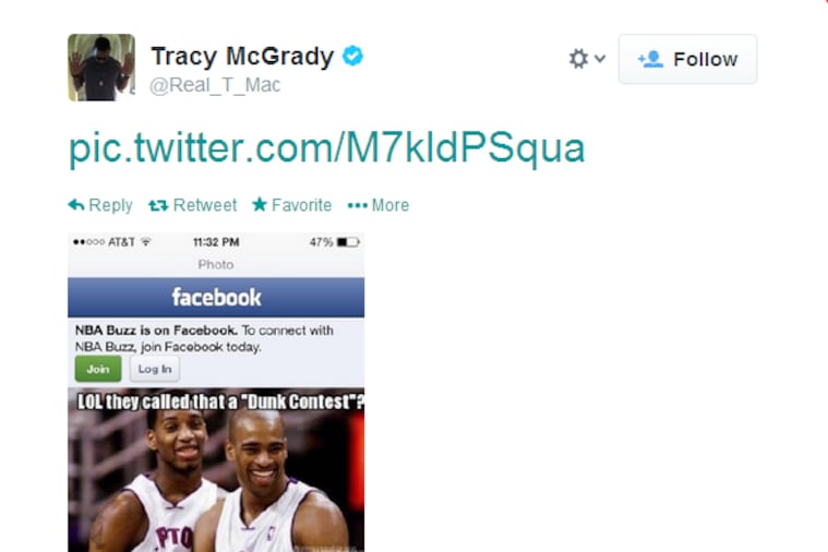 Tracy McGrady Reacts to the 2014 NBA Slam Dunk Contest