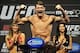 Apr 26, 2013; Newark, NJ, USA; Michael Bisping weighs in for his middleweight bout against Alan Belcher (not pictured) at the Prudential Center. Mandatory Credit: Joe Camporeale-USA TODAY Sports