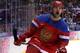 SOCHI, RUSSIA - FEBRUARY 16: Alexander Radulov #47 of Russia celebrates after scoring a goal in a shoot out against Jan Laco #50 of Slovakia during the Men's Ice Hockey Preliminary Round Group A game on day nine of the Sochi 2014 Winter Olympics at Bolsh