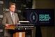 Oct 16, 2013; Irving, TX, USA; New chairman of the playoff committee Jeff Long speaks to the media at the College Football Playoff Headquarters. Mandatory Credit: Kevin Jairaj-USA TODAY Sports