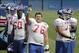 August 22, 2012; East Rutherford, NJ, USA; New York Giants player Chris Snee (76) waves to the media during training camp at the Timex Performance Center. Mandatory Credit: Tim Farrell/THE STAR-LEDGER via USA TODAY Sports