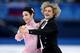 SOCHI, RUSSIA - FEBRUARY 16: Meryl Davis and Charlie White of the United States compete during the Figure Skating Ice Dance Short Dance on day 9 of the Sochi 2014 Winter Olympics at Iceberg Skating Palace on February 16, 2014 in Sochi, Russia. (Photo by