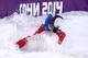SOCHI, RUSSIA - FEBRUARY 17: Jia Zongyang of China celebrates in the Freestyle Skiing Men's Aerials Finals on day ten of the 2014 Winter Olympics at Rosa Khutor Extreme Park on February 17, 2014 in Sochi, Russia. (Photo by Cameron Spencer/Getty Images)