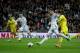 MADRID, SPAIN - FEBRUARY 08: Jese Rodriguez of Real Madrid CF scores their third goal during the La Liga match between Real Madrid CF and Villarreal CF at Estadio Santiago Bernabeu on February 8, 2014 in Madrid, Spain. (Photo by Gonzalo Arroyo Moreno/Get