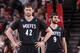 PORTLAND, OR - JANUARY 25: Kevin Love #42 of the Minnesota Timberwolves stands on the court during the game against the Portland Trail Blazers on January 25, 2014 at the Moda Center Arena in Portland, Oregon. NOTE TO USER: User expressly acknowledges and