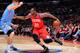 LOS ANGELES, CA - FEBRUARY 9: Thaddeus Young #21 of the Philadelphia 76ers handles the basketball during a game against the Los Angeles Clippers at STAPLES Center on February 9, 2014 in Los Angeles, California. NOTE TO USER: User expressly acknowledges an