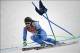 Feb 18, 2014; Krasnaya Polyana, RUSSIA; Tina Maze (SLO) on her first run in the ladies giant slalom during the Sochi 2014 Olympic Winter Games at Rosa Khutor Alpine Center. Mandatory Credit: Eric Bolte-USA TODAY Sports