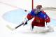 SOCHI, RUSSIA - FEBRUARY 18: Sergei Bobrovski #72 of Russia tends goal against Norway during the Men's Ice Hockey Qualification Playoff game on day eleven of the Sochi 2014 Winter Olympics at Bolshoy Ice Dome on February 18, 2014 in Sochi, Russia. (Phot