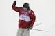 SOCHI, RUSSIA - FEBRUARY 18: Justin Dorey of Canada crashes out in the Freestyle Skiing Men's Ski Halfpipe Finals on day eleven of the 2014 2014 Winter Olympics at Rosa Khutor Extreme Park on February 18, 2014 in Sochi, Russia. (Photo by Cameron Spencer