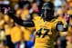 COLUMBIA, MO - OCTOBER 19: Defensive lineman Kony Ealy #47 of the Missouri Tigers reacts after a sack of quarterback Tyler Murphy #3 of the Florida Gator sduring the game at Faurot Field/Memorial Stadium on October 19, 2013 in Columbia, Missouri. (Photo
