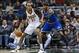 Dec 18, 2013; Milwaukee, WI, USA; Milwaukee Bucks forward John Henson (31) backs down on New York Knicks forward Carmelo Anthony (7) during the first quarter at BMO Harris Bradley Center. Mandatory Credit: Jeff Hanisch-USA TODAY Sports