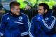 HULL, ENGLAND - JANUARY 11: Substitutes Andre Schurrle and Juan Mata of Chelsea on the bench during the Barclays Premier League match between Hull City and Chelsea at KC Stadium on January 11, 2014 in Hull, England. (Photo by Laurence Griffiths/Getty Im