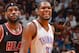 MIAMI, FL - JANUARY 29: Kevin Durant #35 of the Oklahoma City Thunder calls to his teammates against LeBron James #6 of the Miami Heat at the American Airlines Arena in Miami, Florida on Jan. 29, 2014. NOTE TO USER: User expressly acknowledges and agrees