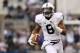 Apr 20, 2013; University Park, PA, USA; Penn State Nittany Lions wide receiver Allen Robinson (8) runs with the ball in the first quarter of the Blue White spring game at Beaver Stadium. Mandatory Credit: Matthew O'Haren-USA TODAY Sports