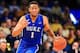 Feb 18, 2014; Atlanta, GA, USA; Duke Blue Devils forward Jabari Parker (1) takes the ball down court in the first half against the Georgia Tech Yellow Jackets at Hank McCamish Pavilion. Mandatory Credit: Daniel Shirey-USA TODAY Sports