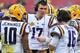 Former LSU QB Stephen Rivers (17) with QBs Anthony Jennings (10) and Brad Kragthorpe (16)