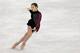 Kim performs her free skate on Thursday