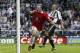 NEWCASTLE, ENGLAND - AUGUST 28: Wayne Rooney of Manchester United celebrates scoring the first goal during the Barclays Premiership match between Newcastle United and Manchester United at St James' Park on August 28, 2005 in Newcastle, England. (Photo b